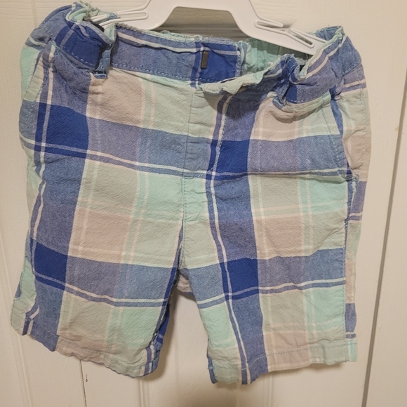 Blue Plaid Toddler Boys Shorts (2 Pair) Size 3T by The Children's Place - Picture 7 of 12